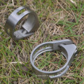 31.8mm Road MTB Tige de selle Clamp Titanium Alloy Bicycle Mountain Bike Pipe Clamps